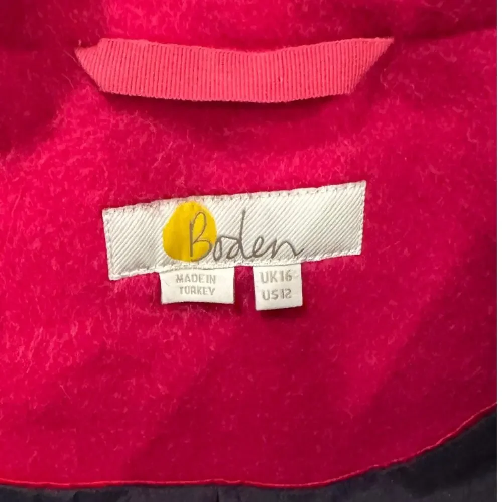 BODEN Drawn Wool Blazer Size US/12 - Picture 11 of 16